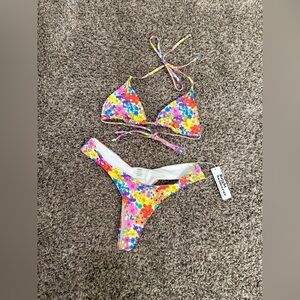 Bright Swimwear Melody Top and Bali Bottom (Sunset)